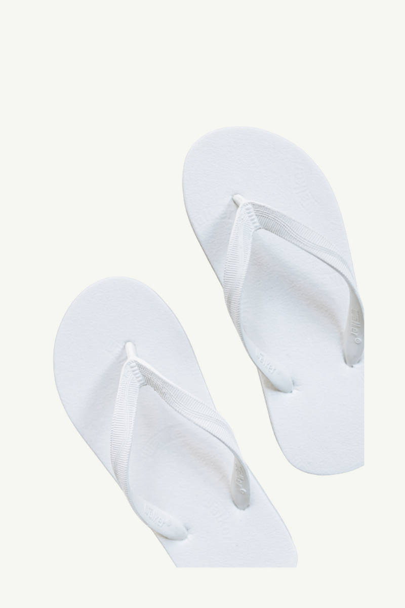 Our Rubber Slippers in White