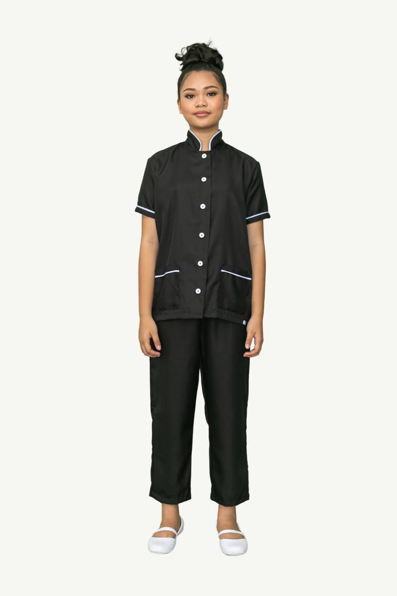 Our Soft Annie Suit in Black/White