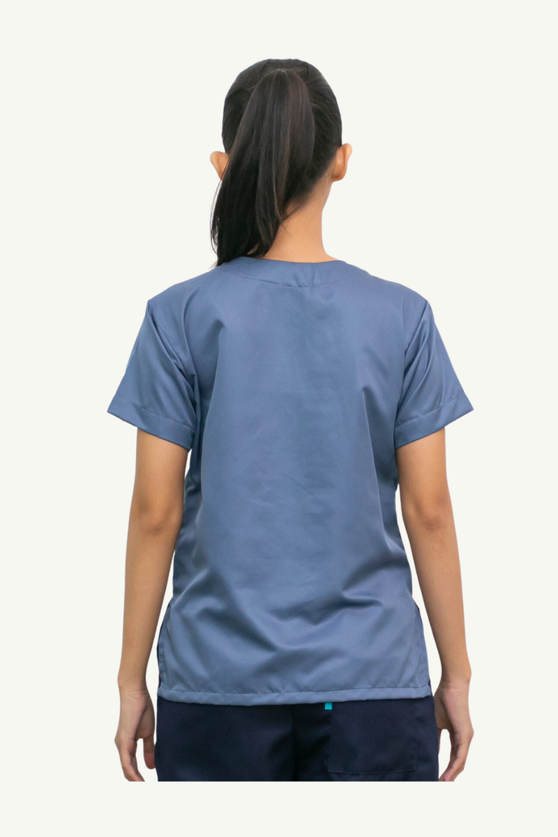 Our Soft Maria TOP in Blue Grey/Navy