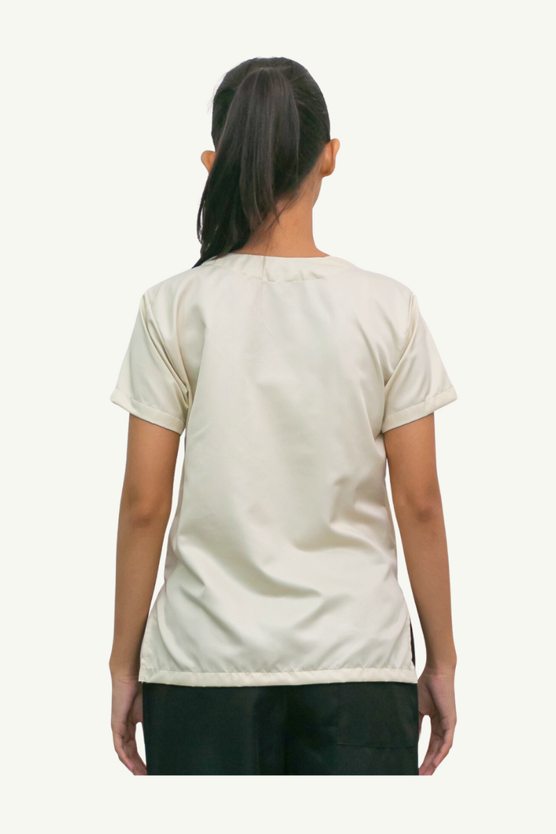 Our Soft Maria TOP in Cream/Black