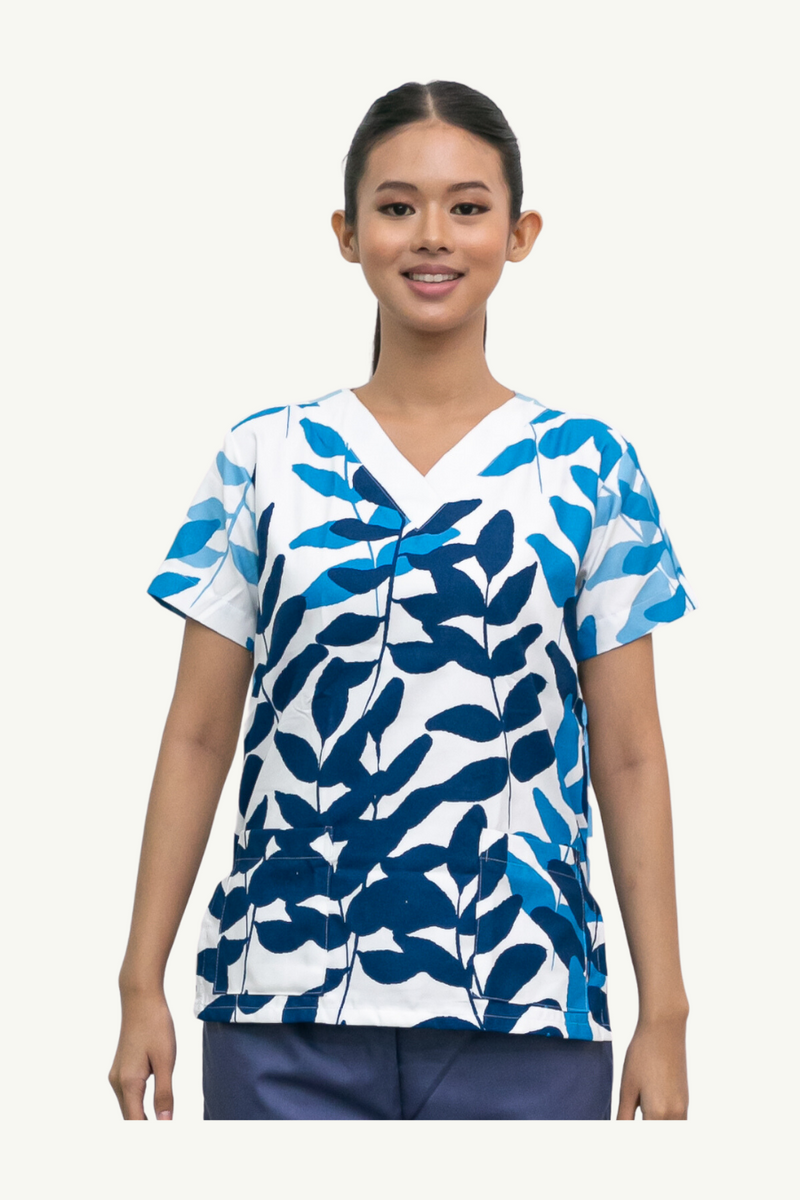 Our Premium Doubtfire TOP in Leaf Blue