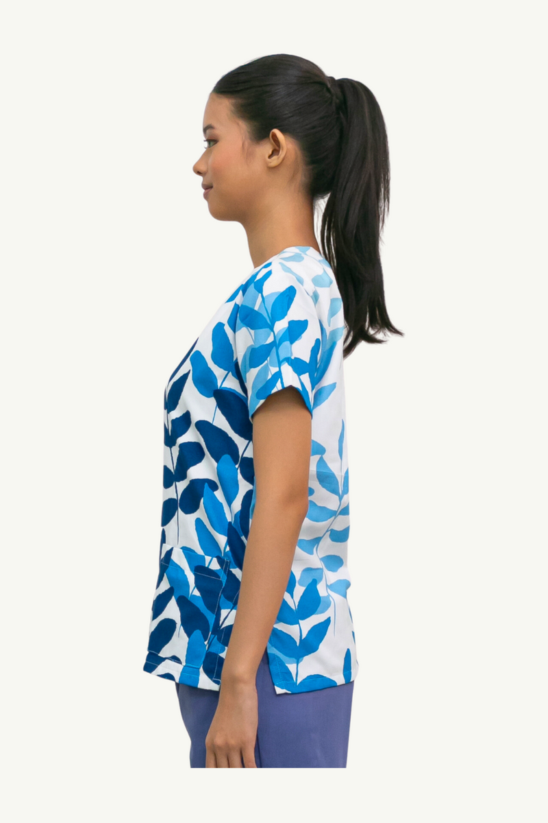 Our Premium Doubtfire TOP in Leaf Blue