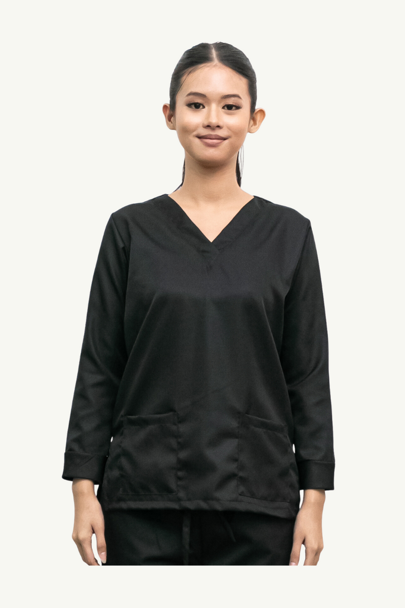 Our Soft Charlie L/S Top in Black