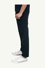 Caniboo: EMIR 4-pocket mens scrub pants in navy blue