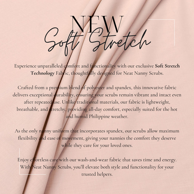 Our Soft Stretch Maria TOP in Coral Pink/Navy