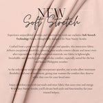 Our Soft Stretch Poppins Suit in Blush PInk/Teal