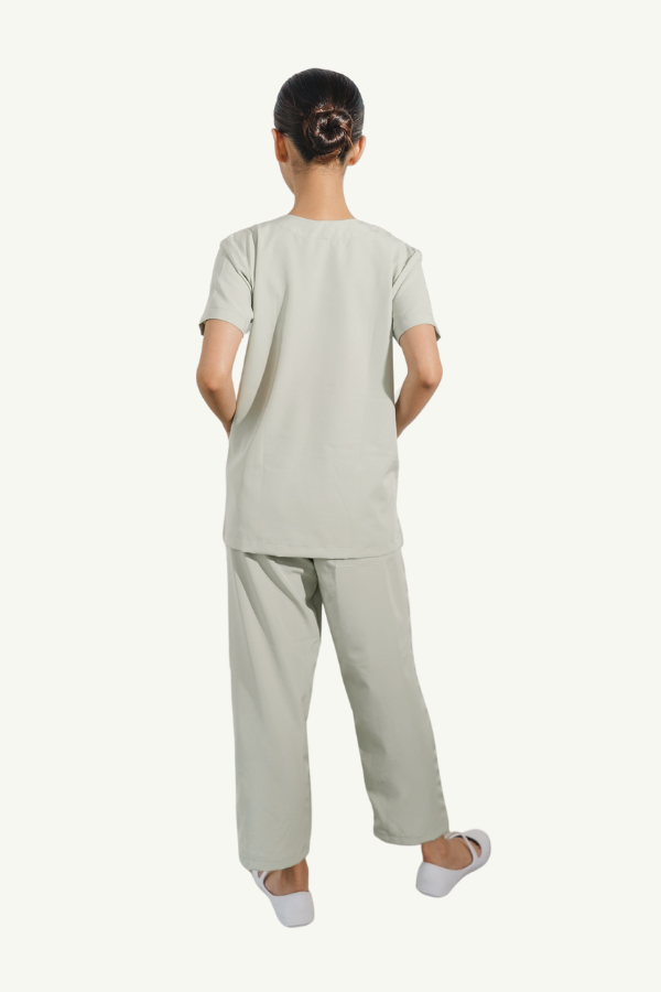 Our Soft Fran Suit in Light Grey/Dark Grey