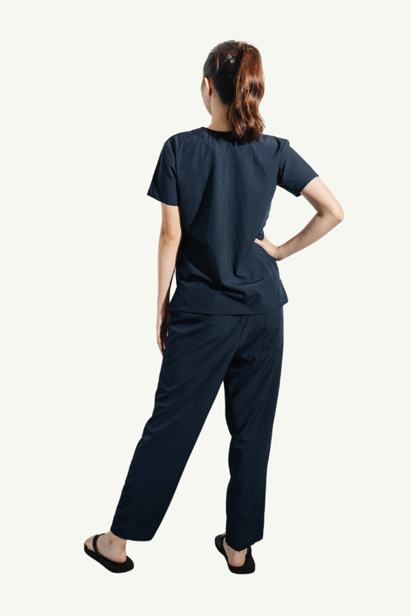 Our Soft Fran Suit in Navy/Light Blue