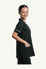 Our Soft Stretch McPhee TOP in Dark Grey/Light Grey