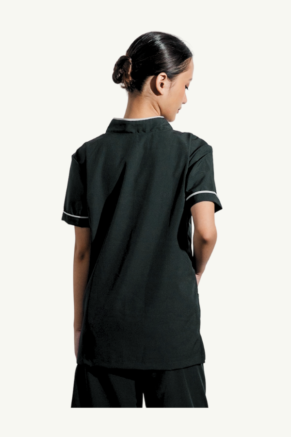 Our Soft Stretch McPhee TOP in Dark Grey/Light Grey