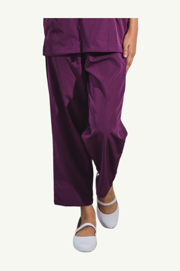 Our Soft Stretch Pants in Dark Magenta