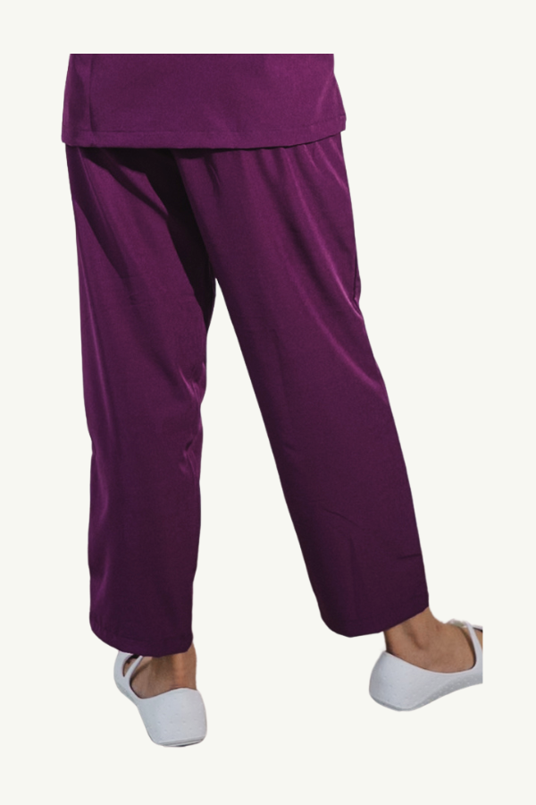 Our Soft Stretch Pants in Dark Magenta
