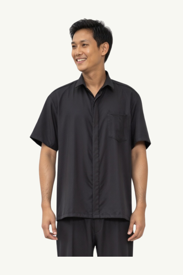 Our Soft Schumacher Polo in Black