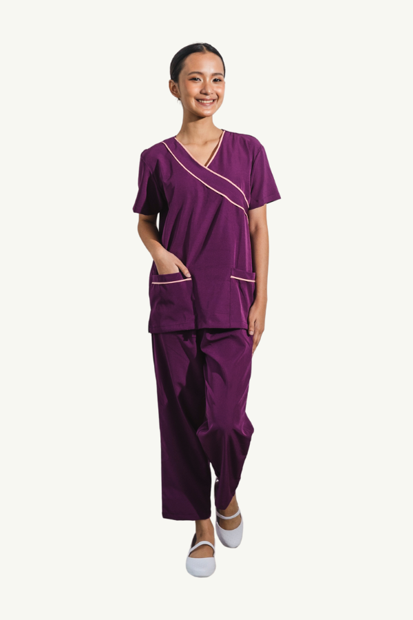 Our Soft Fran Suit in Dark Magenta/Pink