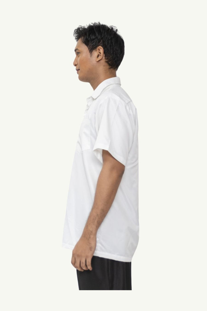 Our Soft Schumacher Polo in White