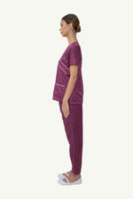 Our Soft Fran Suit in Dark Magenta/Pink