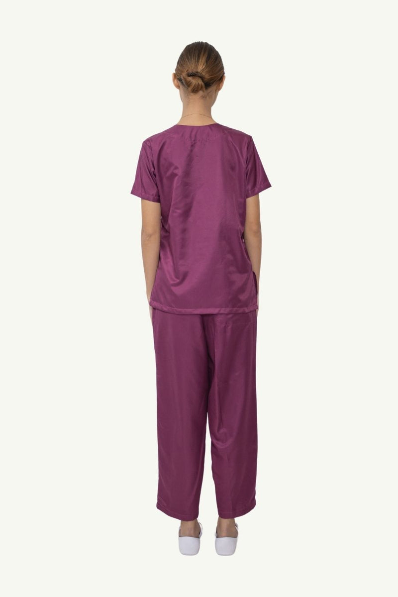 Our Soft Fran Suit in Dark Magenta/Pink