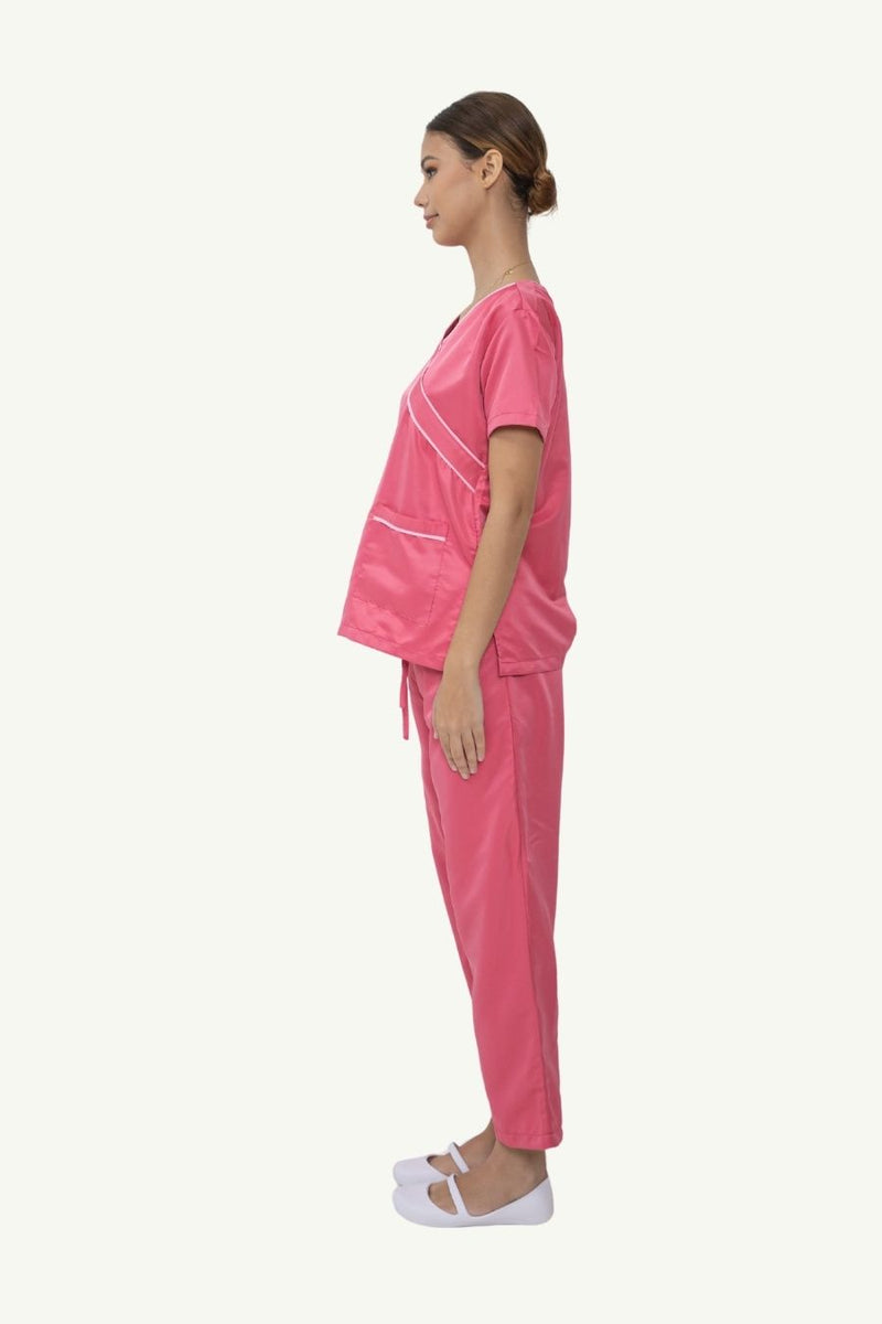 Our Soft Fran Suit in Pink/Light Pink