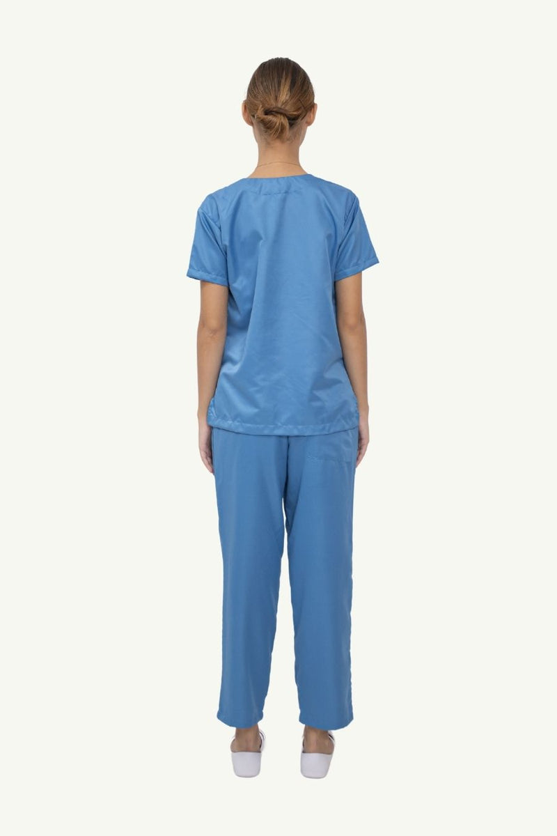 Our Softease Poppins Suit in Blue Sapphire/Light Pink