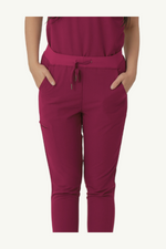 Caniboo: BOWIE 5-pocket jogger womens scrub pants in mulberry purple