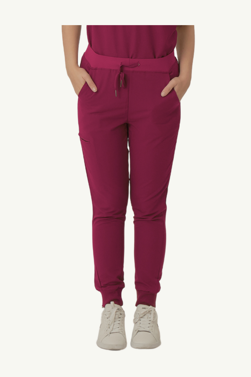 Caniboo: BOWIE 5-pocket jogger womens scrub pants in mulberry purple