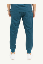 Caniboo: CODY 5-pocket mens scrub pants in aegean blue