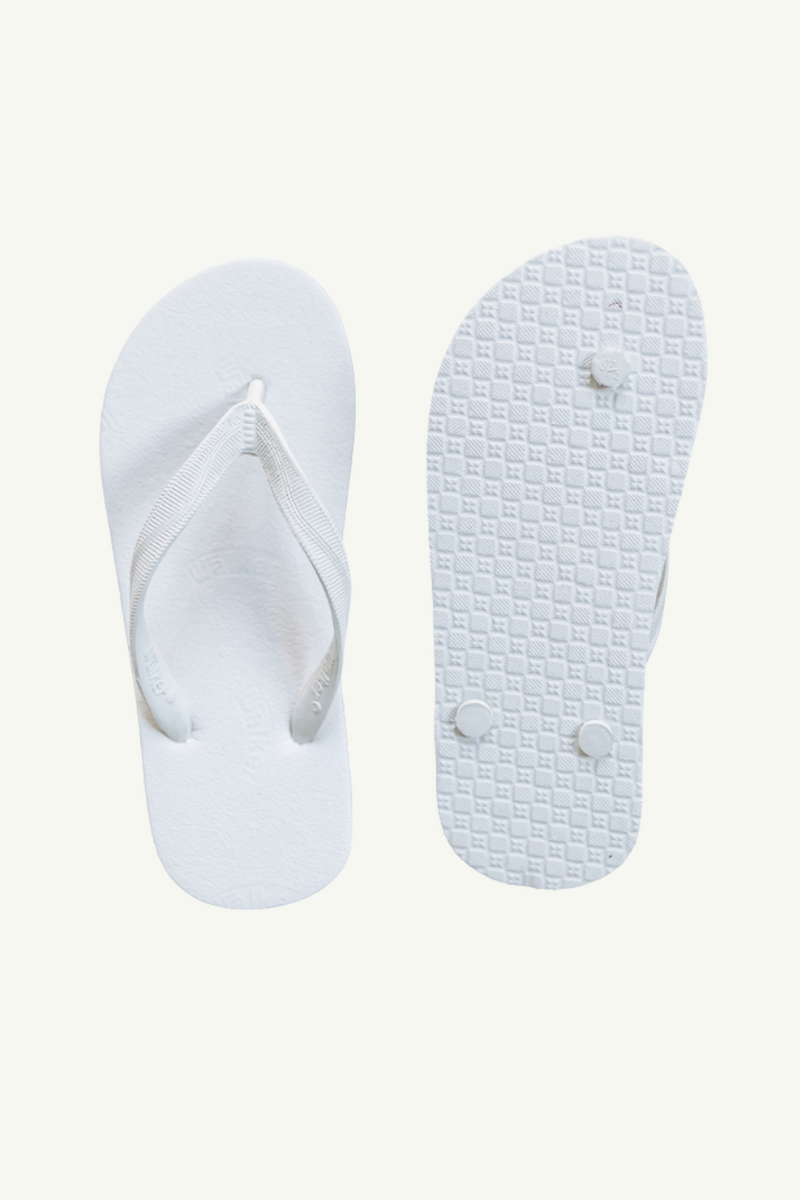 Our Rubber Slippers in White
