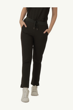 Caniboo: DAKOTA 2-pocket straight cut womens scrub pants in charcoal black