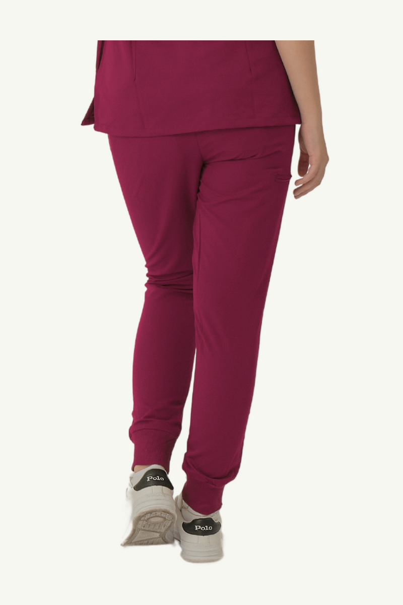 Caniboo: BOWIE 5-pocket jogger womens scrub pants in mulberry purple