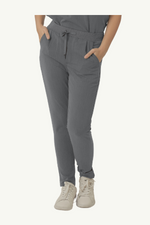 Caniboo: ADDIE 4-pocket slim womens scrub pants in steel grey