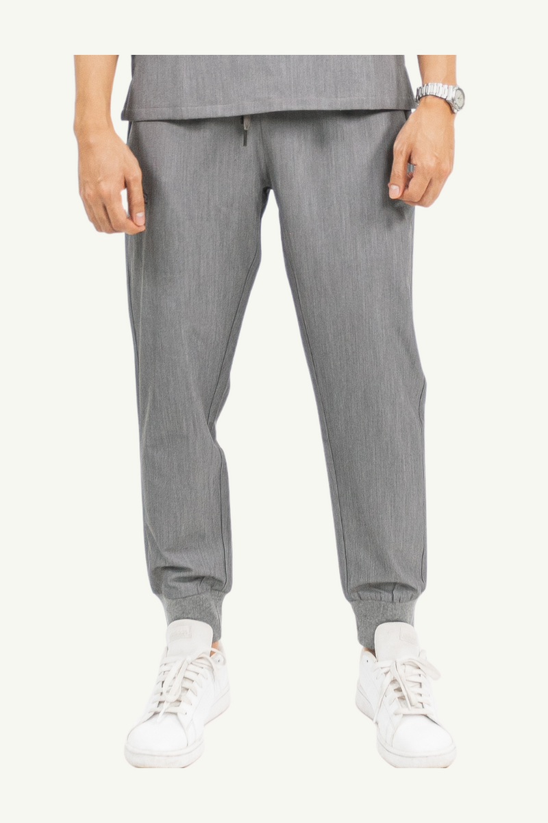 Caniboo: CODY 5-pocket mens scrub pants in ice grey