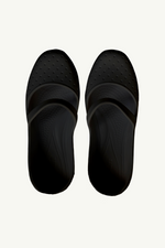 Our Slip on Rubber Shoes with Strap in Black