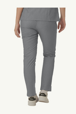 Caniboo: DAKOTA 2-pocket straight cut womens scrub pants in ice grey