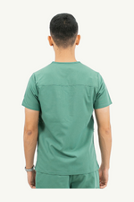 Caniboo: CARTER 4-pocket mens scrub top in pistachio green