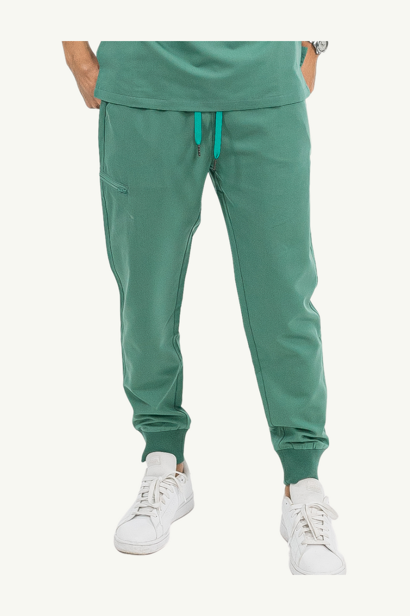 Caniboo: CODY 5-pocket mens scrub pants in pistachio green