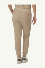 Caniboo: BOWIE 5-pocket jogger womens scrub pants in light khaki