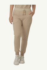 Caniboo: BOWIE 5-pocket jogger womens scrub pants in light khaki