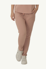 Caniboo: ADDIE 4-pocket slim womens scrub pants in dusty rose pink