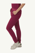 Caniboo: BOWIE 5-pocket jogger womens scrub pants in mulberry purple