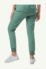 Caniboo: BOWIE 5-pocket jogger womens scrub pants in pistachio green