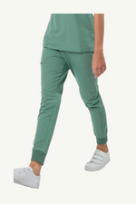 Caniboo: BOWIE 5-pocket jogger womens scrub pants in pistachio green