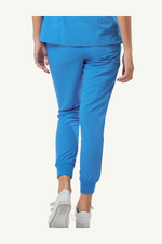 Caniboo: BOWIE 5-pocket jogger womens scrub pants in maya blue
