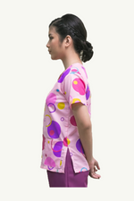 Our Basic Doubtfire TOP in Bubbles Pink