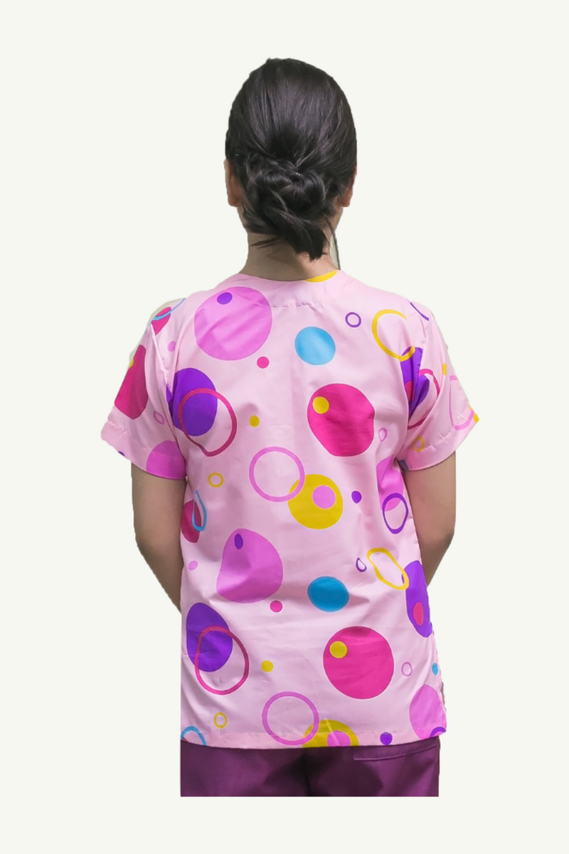 Our Basic Doubtfire TOP in Bubbles Pink