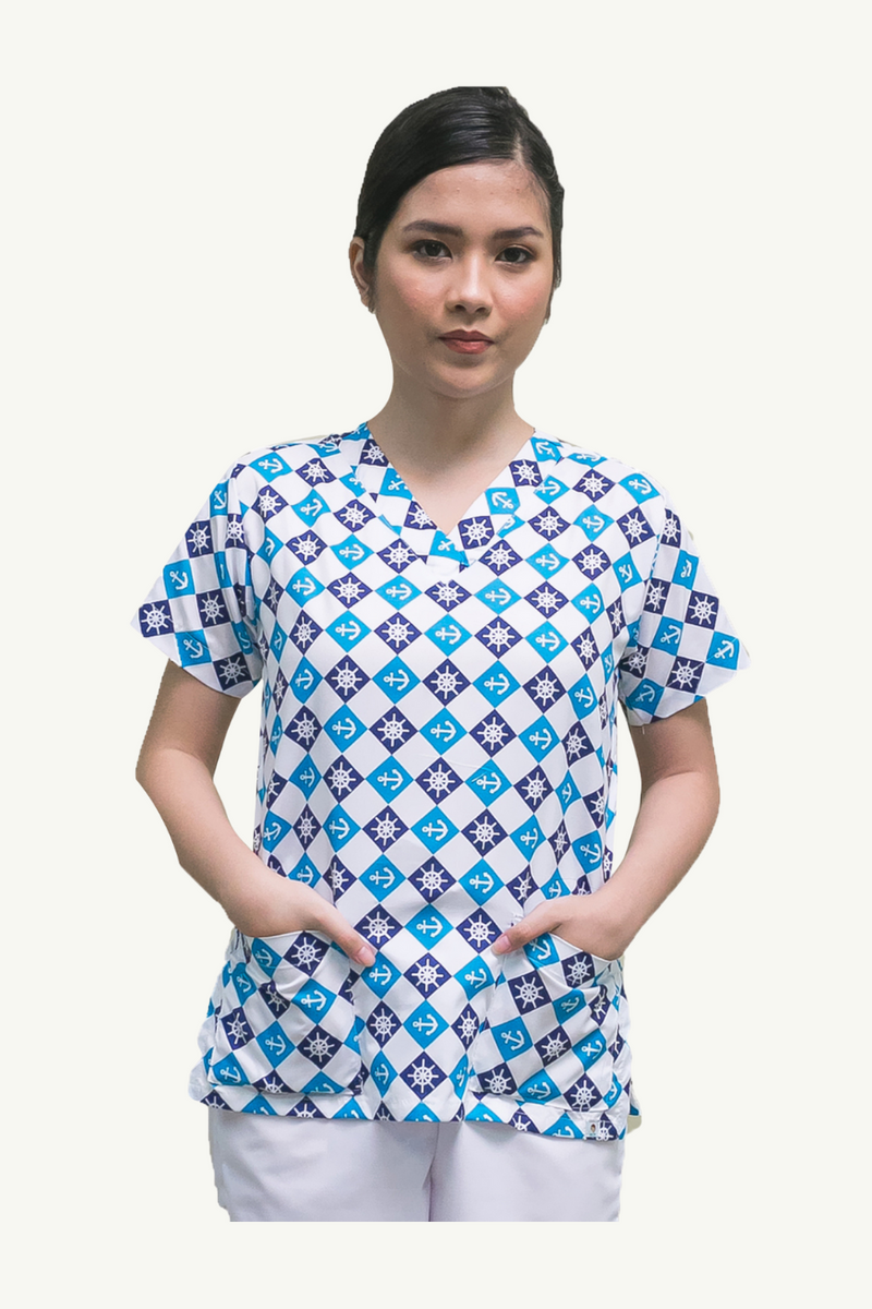 Our Basic Doubtfire TOP in Sailor White