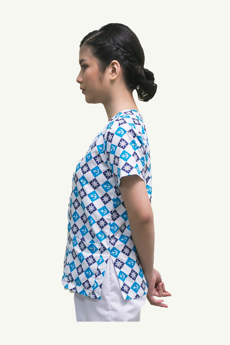 Our Basic Doubtfire TOP in Sailor White