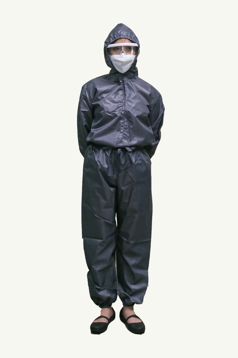 Our PPE suit in Dark Grey