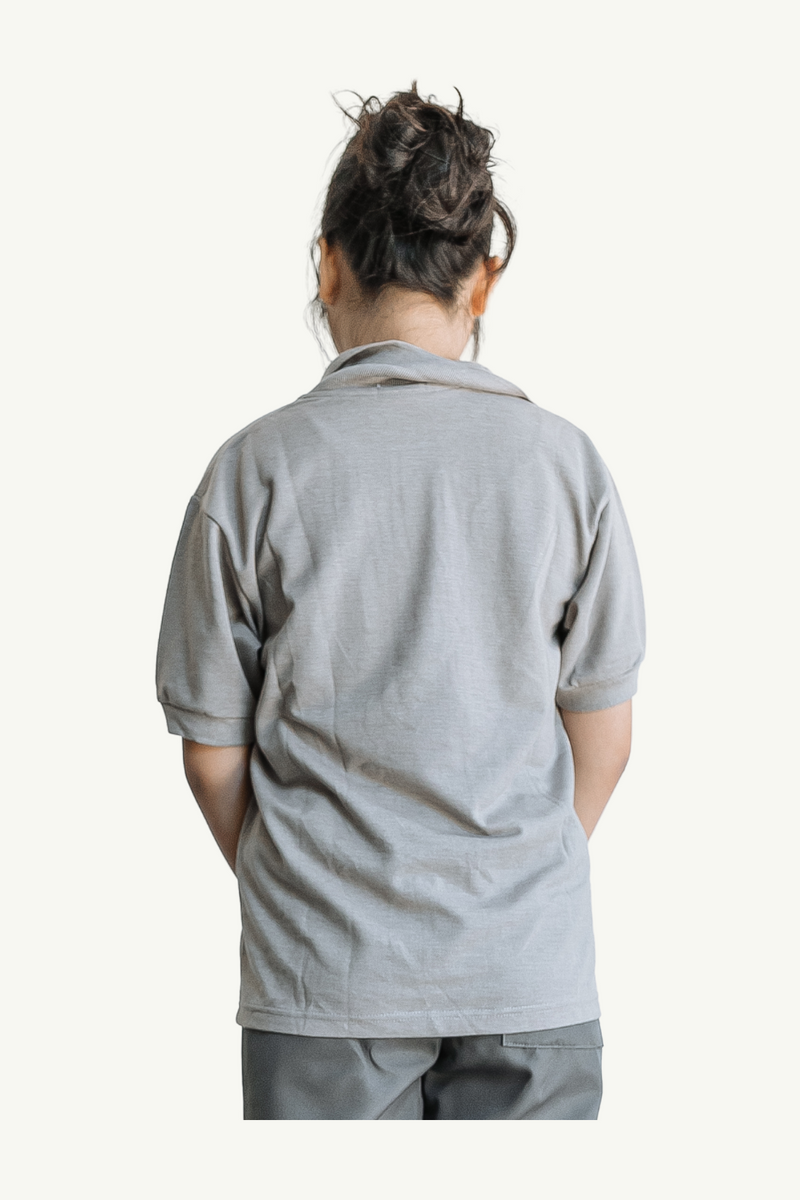 Our Polo shirt in Grey