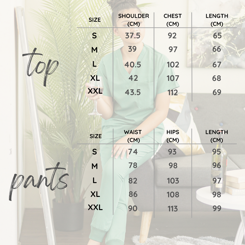 Caniboo: BOWIE 5-pocket jogger womens scrub pants in pearl white